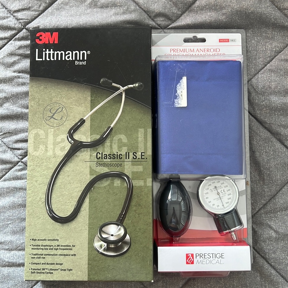 Medical Stethoscope and Sphygmomanometer